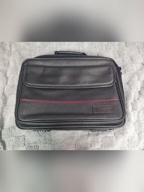 Targus Black Laptop Bag with Red Stitching